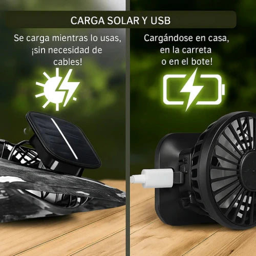 AirFlow Pro® - Sombrero con ventilador