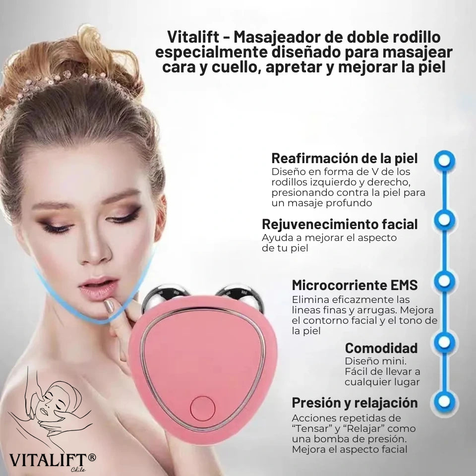 Vitalift® - Masajeador Facial con Microcorriente.