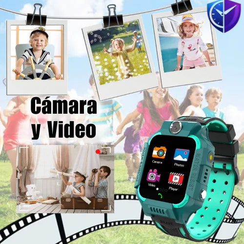 SafeWatch Pro - Reloj inteligente para niños con GPS