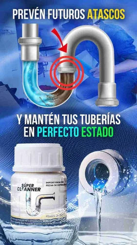 ClearFlow - Polvo Limpia De Drenaje (Pack 3 unidades)