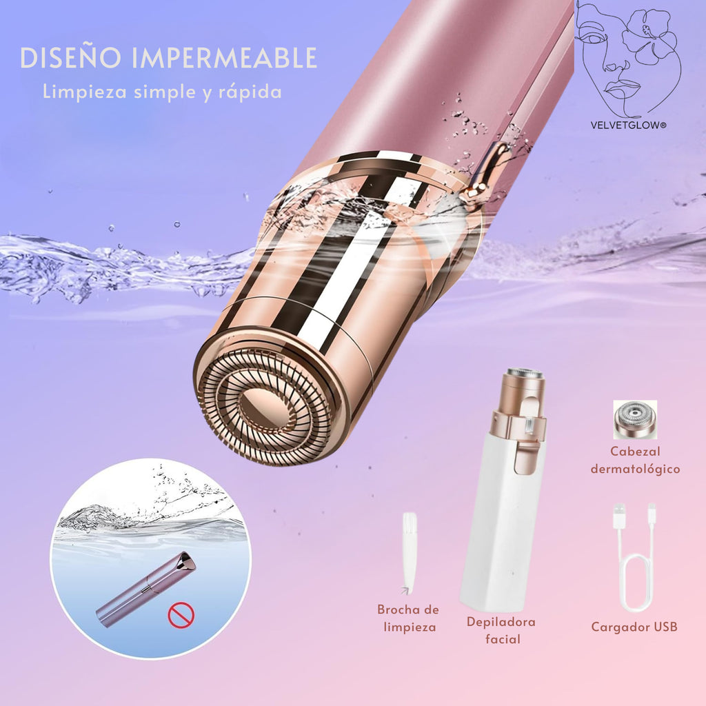 VelvetGlow® - Depiladora Facial de precisión