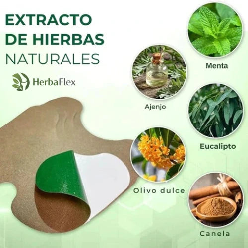 HerbaFlex - Parches analgésicos (Pack 30 unidades)