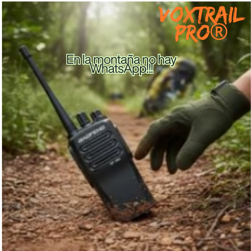 VoxTrail Pro® - Pack 2 Radiotransmisor (Walkie Talkie)