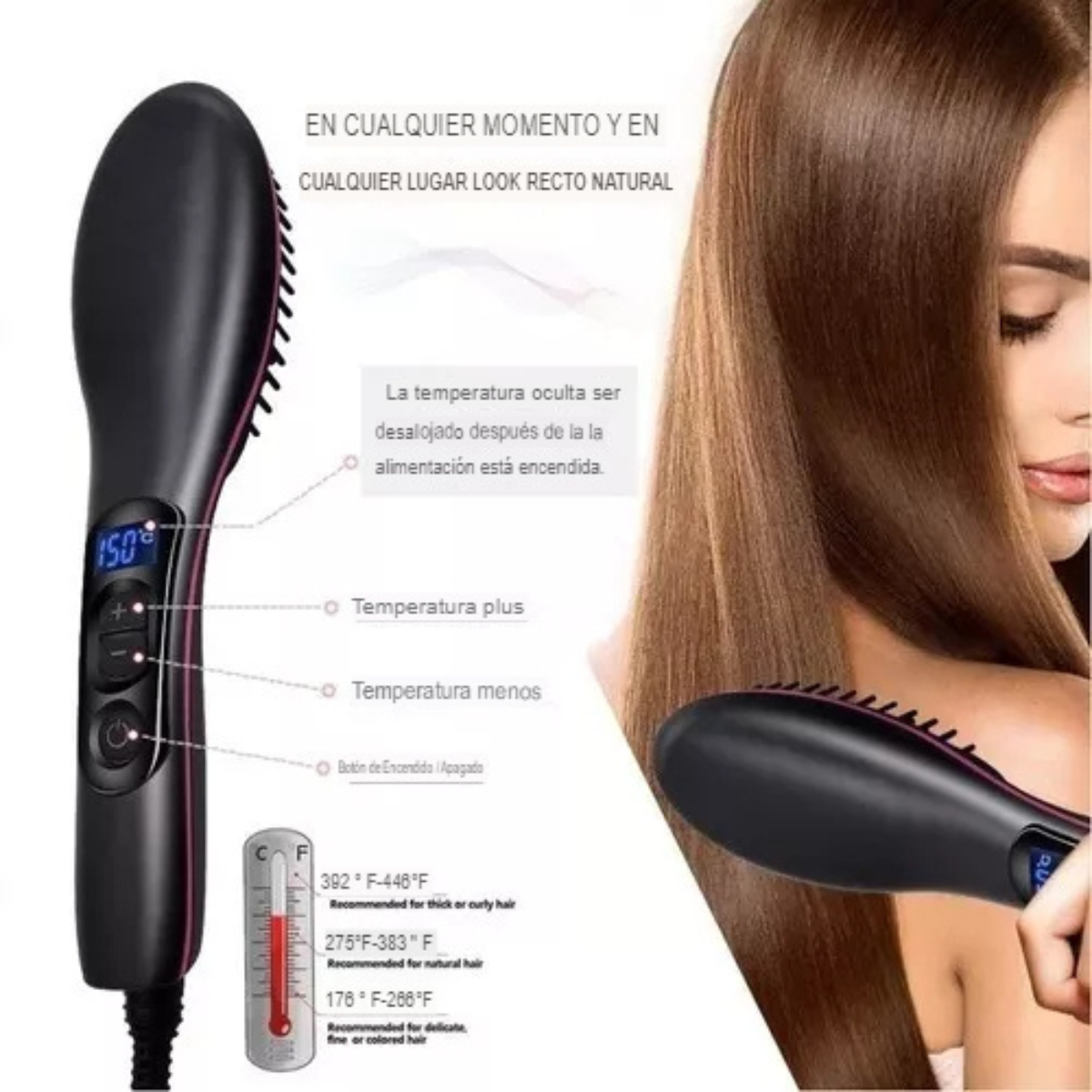 CEPILLO ALISADOR DE CABELLO