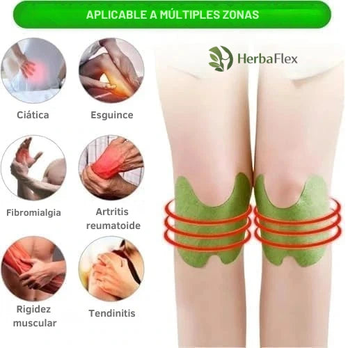 HerbaFlex - Parches analgésicos (Pack 30 unidades)