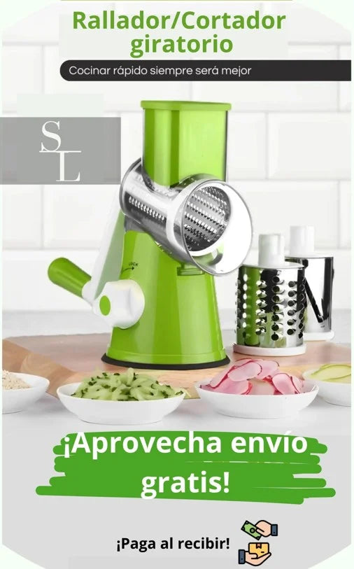 Cortador de Verduras Giratorio