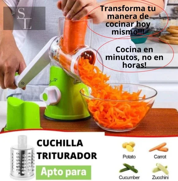 Cortador de Verduras Giratorio