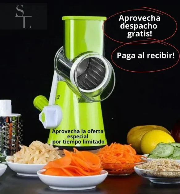 Cortador de Verduras Giratorio