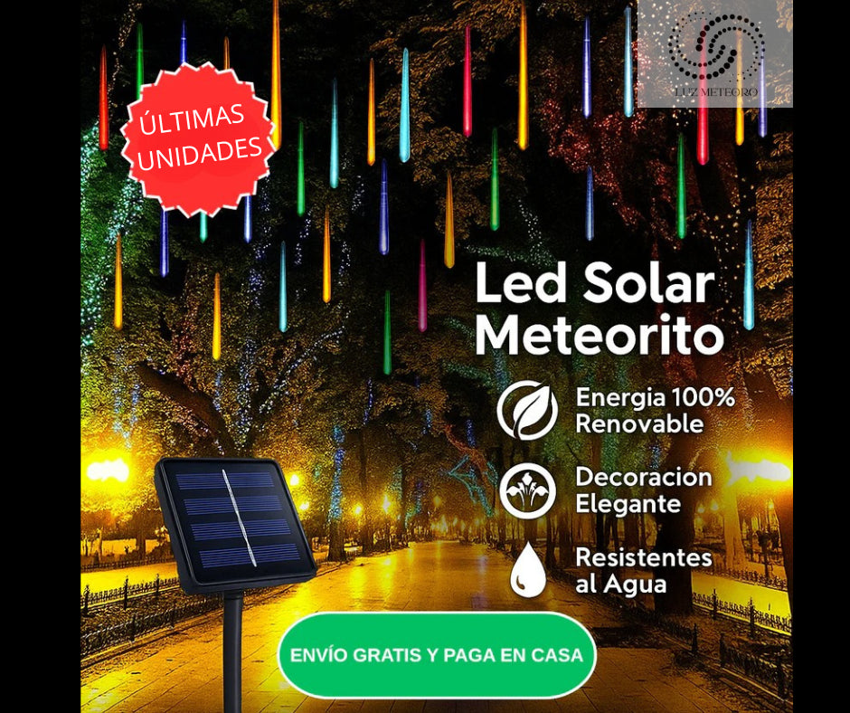 Luces Meteoro, Resistentes, brillantes y listas para sorprender!