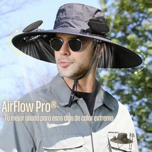 AirFlow Pro® - Sombrero con ventilador