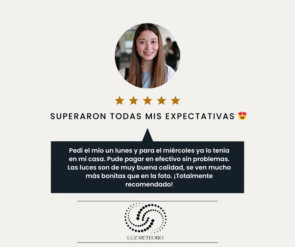 Luces Meteoro, Resistentes, brillantes y listas para sorprender!