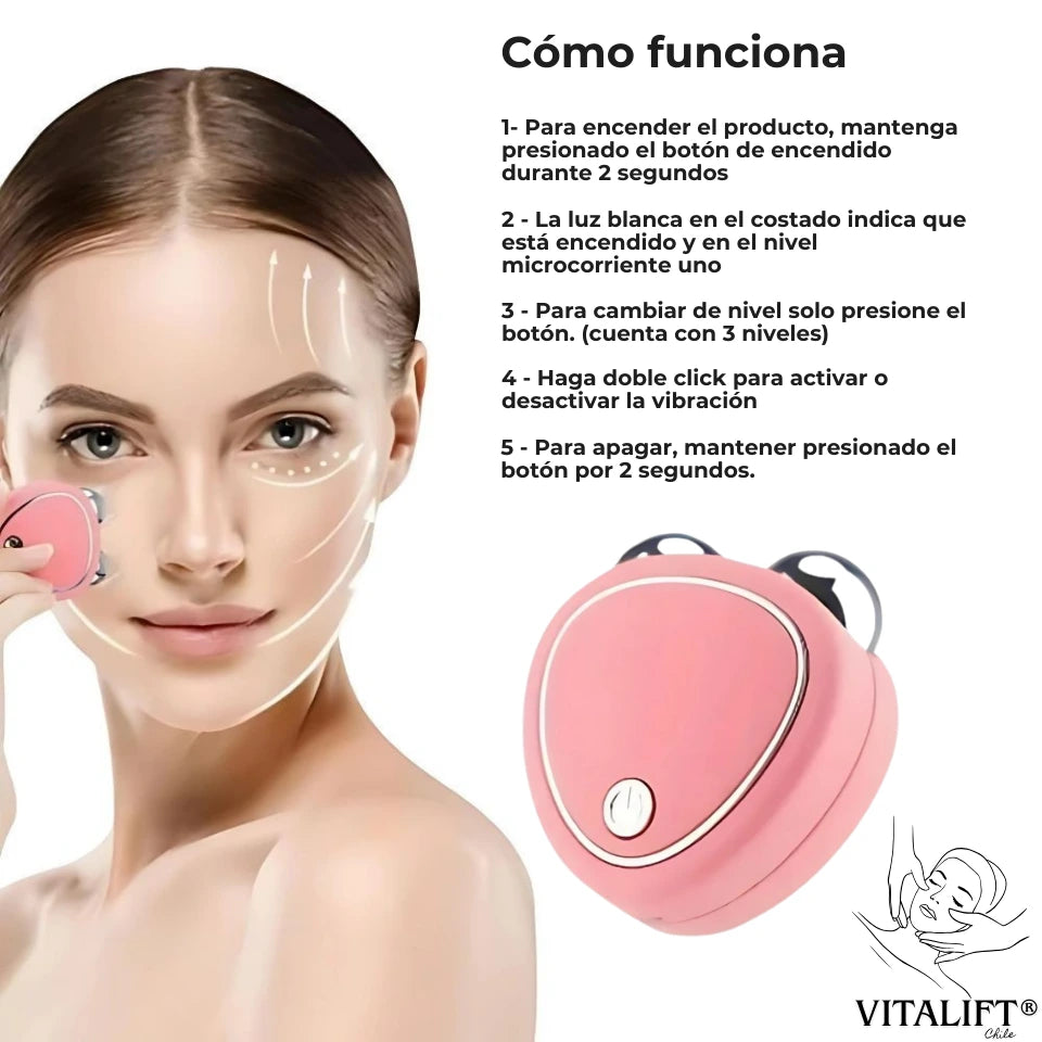 Vitalift® - Masajeador Facial con Microcorriente.