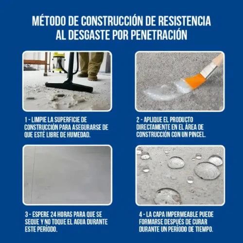 WaterBlock Pro - Sellador Impermeabilizante 1kg + Brocha de regalo