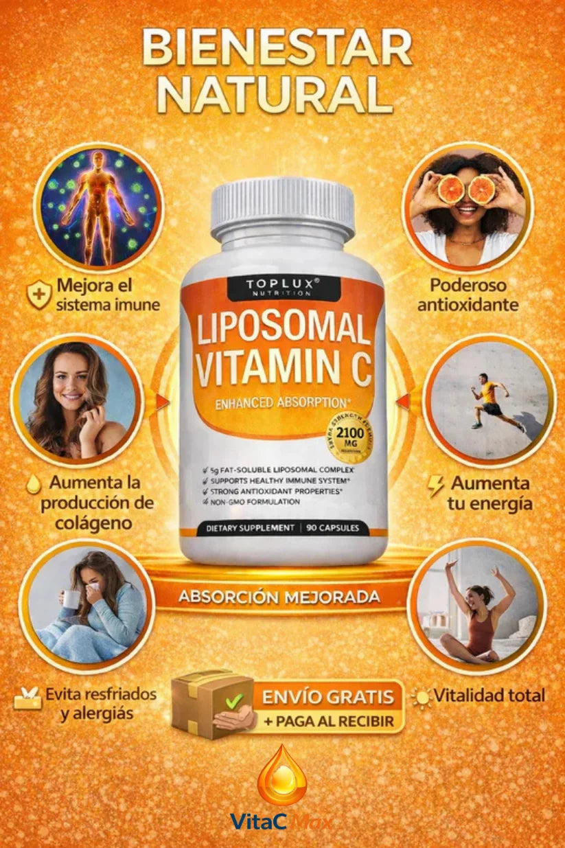 VitaC Max - Vitamina C Liposomal 60 capsulas